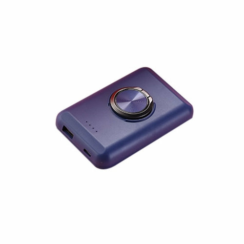 Magnetic Wireless Power Bank for iPhone – Fast Charging, Built-In Ring Holder & USB Port