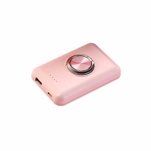 Magnetic Wireless Power Bank for iPhone – Fast Charging, Built-In Ring Holder & USB Port