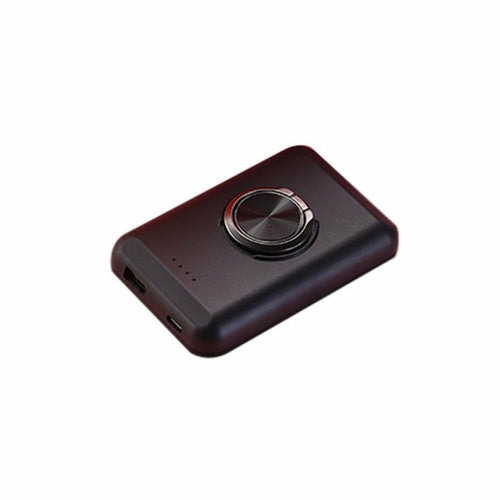 Magnetic Wireless Power Bank for iPhone – Fast Charging, Built-In Ring Holder & USB Port