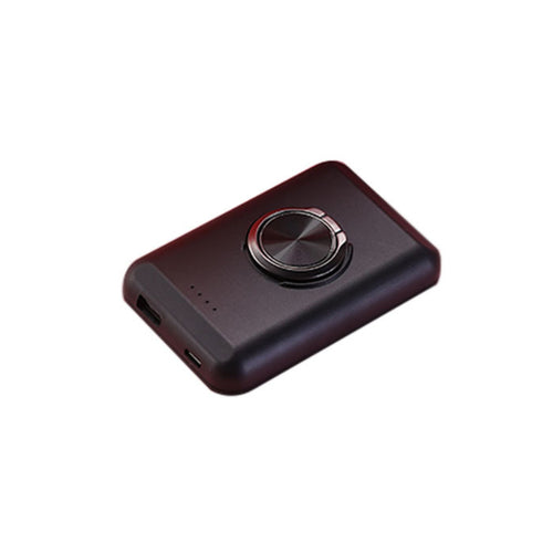 Magnetic Wireless Power Bank for iPhone – Fast Charging, Built-In Ring Holder & USB Port