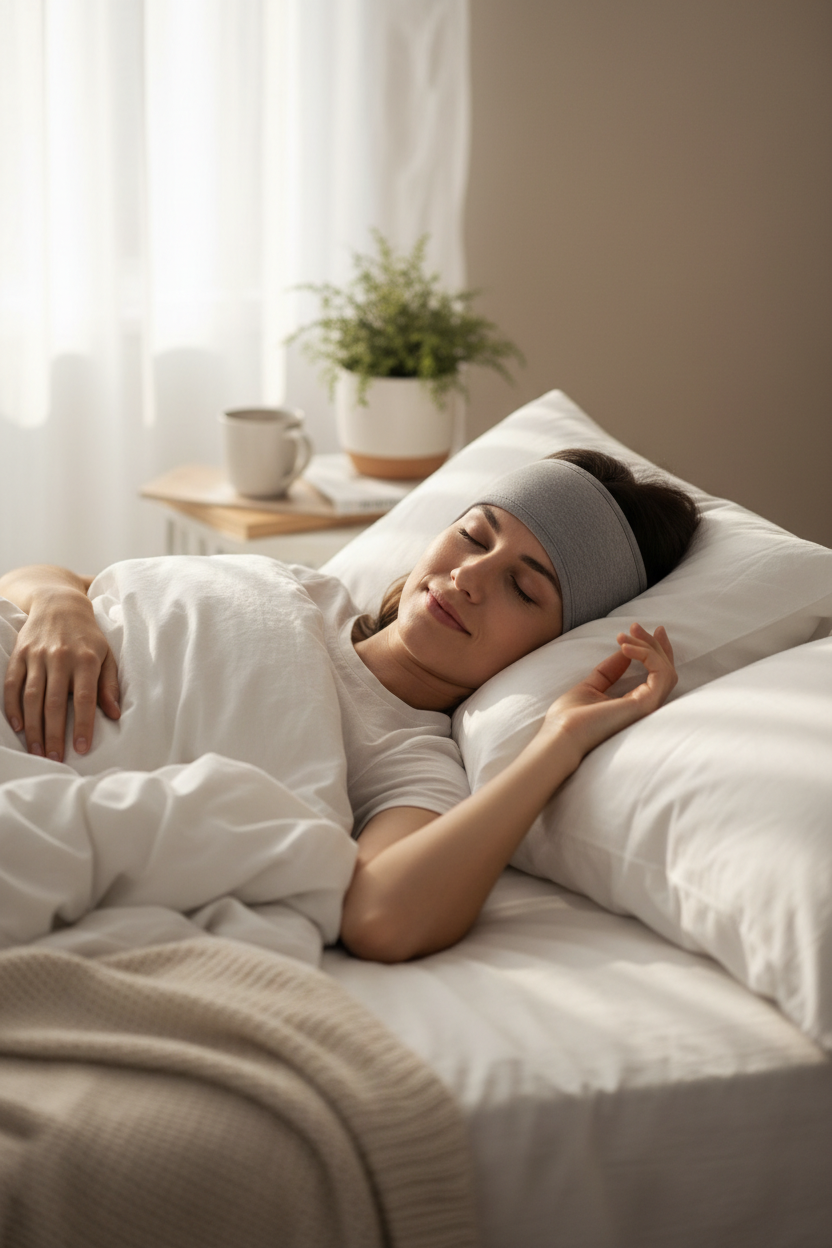 Bluetooth Sleep Headband – Wireless Headphones for Sleeping, Side Sleepers & Relaxation